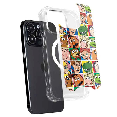Disney Toy Story Characters Collage faces iPhone 16 Pro MagSafe Case